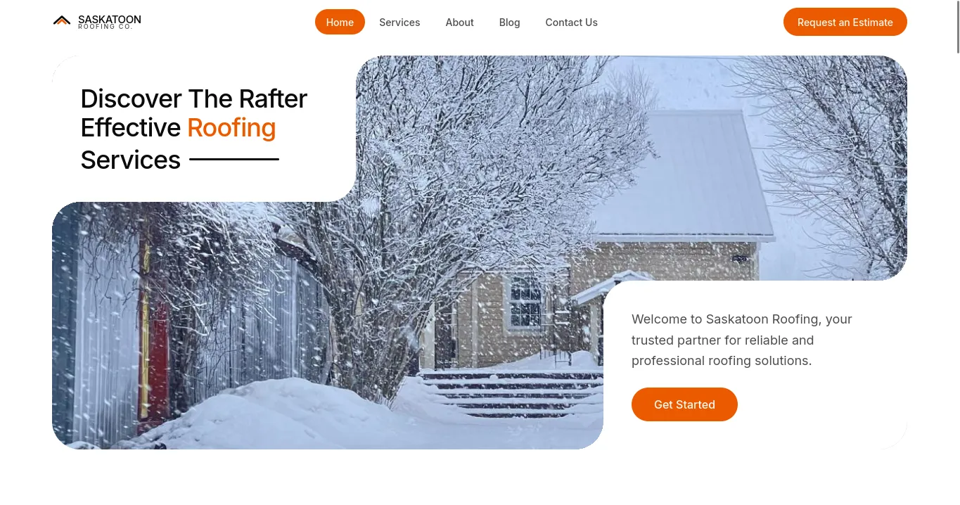 Saskatoon Roofing Co. project showcase